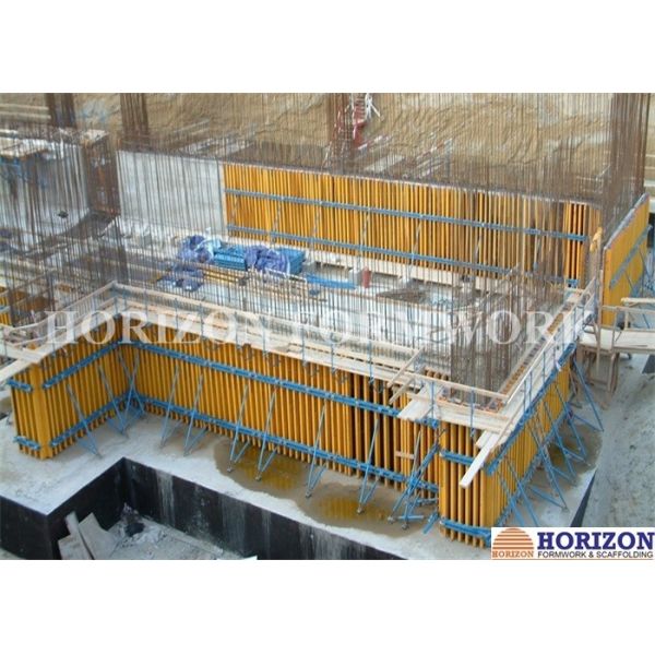 High-Efficiency Wall Formwork Systems, Core Wall Formwork With Push-Pull Props