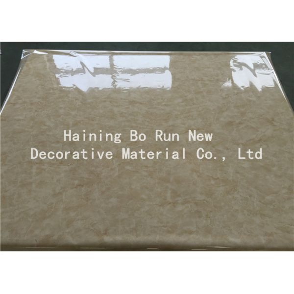Waterproof PVC Marble Sheet Texture Anti Corrosion For Wall Covering