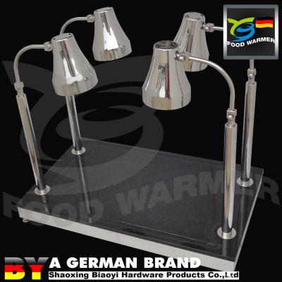 Meat Serving Carving Station Heat Lamp For Buffet Chafer With SS Wrapping Edge