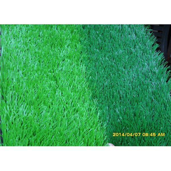 Apple Green Or Dark Green Cricket Pitch Grass , 25mm Artificial Grass Recycled