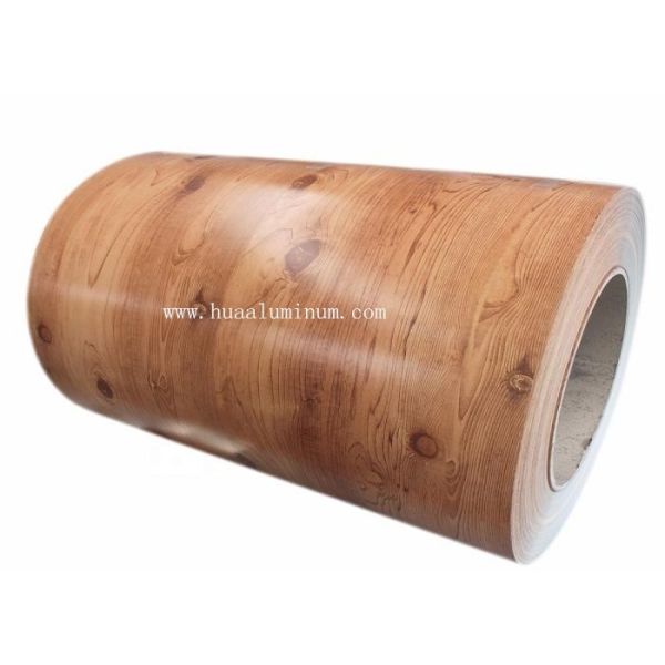 ISO9001 H14 Wood Coated Aluminium Coil For Home Appliance