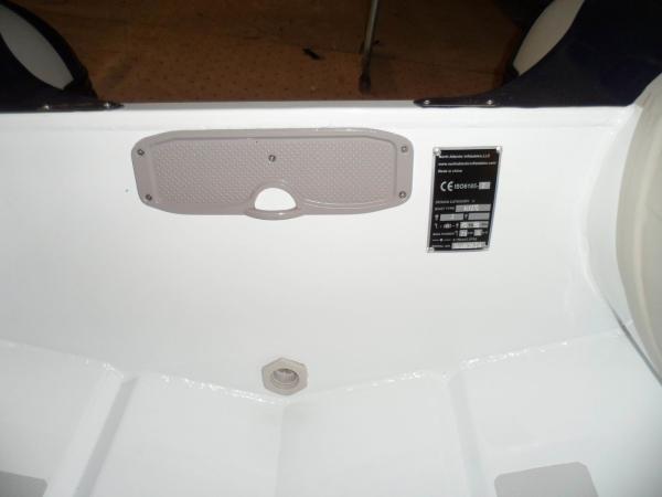 12.6 Feet Aluminum Rib Boat 380 Cm Double Deck Hulled Dinghy Light Weight For Tender