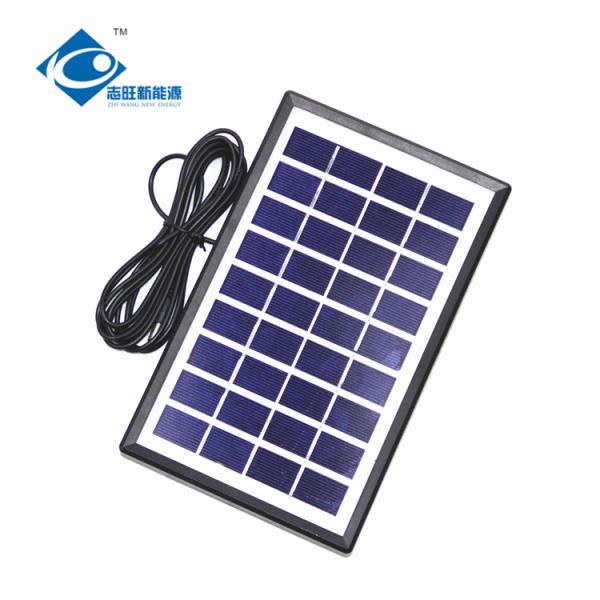 9V 3W solar panel photovoltaic ZW-3W-9V-1 Glass Laminated Solar Panel for portable solar charger