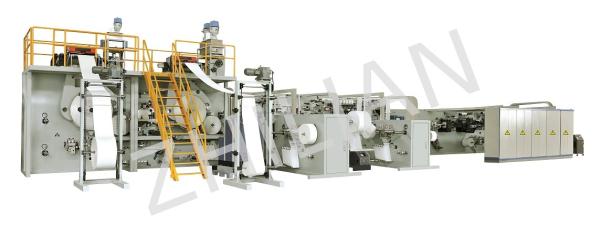 Full Width Waistband Baby Diaper Machine 	400 pcs /min