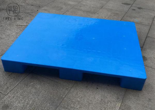 Euro Solid Deck Flat Top HDPE Plastic Pallets , FP 1010 Polyethylene Plastic Skids