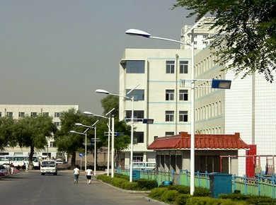 Solar LED street lamp