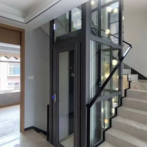 Silent Gearless Traction Elevator for Multi-Storey Homes