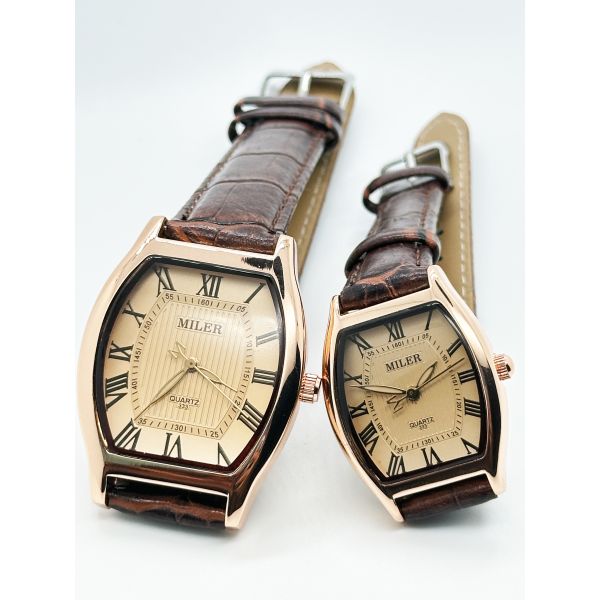 Женщины и мужчины Стильные часы для пары Роскошные модные кварцевые часы