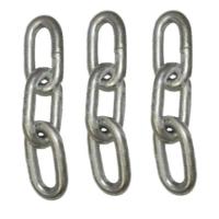 Chaîne à maillons standard coréenne de chaîne à maillons en acier de rond de Q235BGalvanized