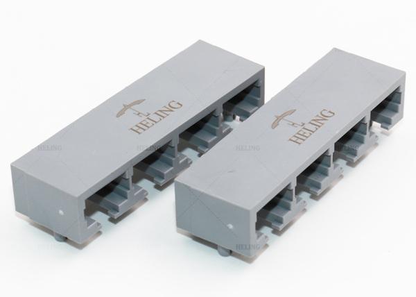 Right Angle Female Ethernet Connector RJ45 Plug For Networking Modem