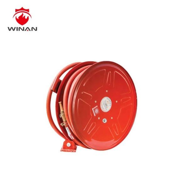 Wall Mounted Fire Hose Reel First AID Fire Hose Nozzle 65mm Diameter