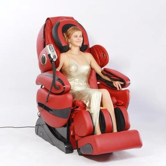 Zero Gravity Pu Leather Heated Massage Chair 50Hz 120W Seat Vibration