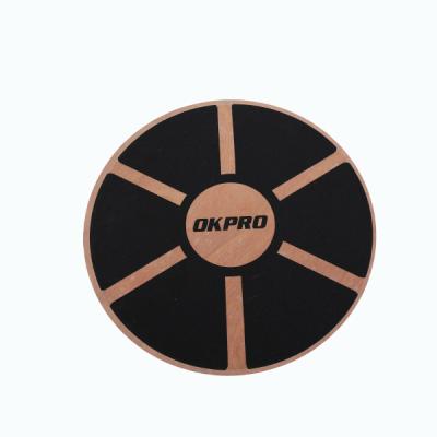 39.5*7cm Yoga Exercise Equipment 250kg Load Wooden Balance Board