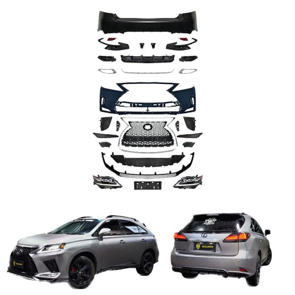 Car Accessories Upgrade 2020 Style Body Kit Bodykit with Bumper Grille Headlight for Lexus RX270 RX300 RX350 2009-2015