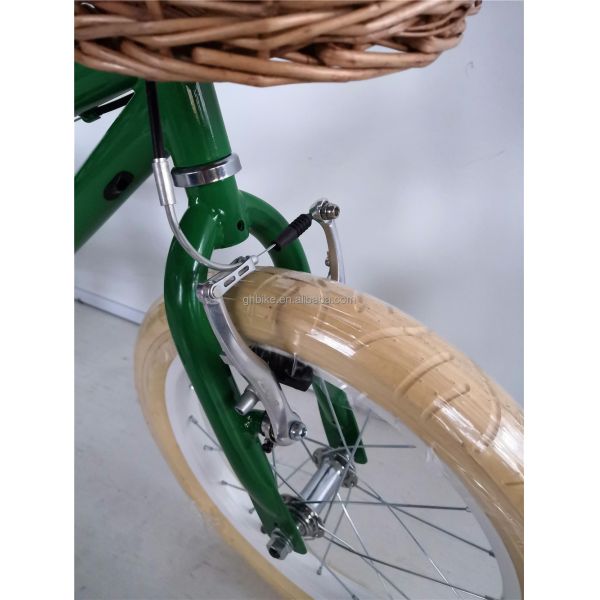 16 inch Children Bikes with Training Wheels Double V Brake Steel Fork