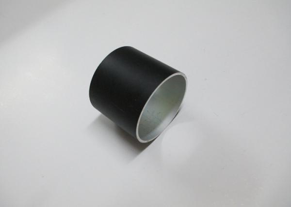 Pó preto redondo de alumínio sem emenda da espessura 2.5mm da tubulação revestido