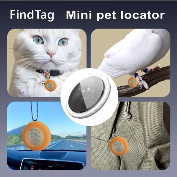 Bluetooth Smart GPS Dog Collar Cellular Subscription Breakaway Design Cat Locator Collar