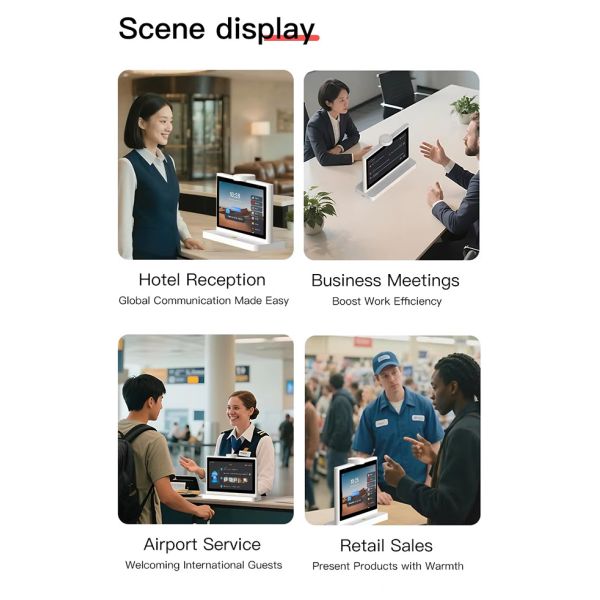 10.1 Inch OLED Display AI Smart Translator with Real Time Voice Translation Supporting 100+ Languages