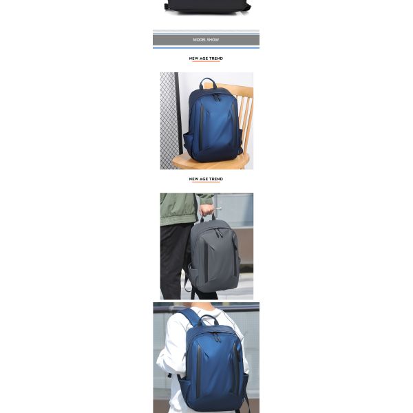 Logo personnalisé sac à dos de voyage d'affaires étanche anti-vol sac portable de travail en nylon