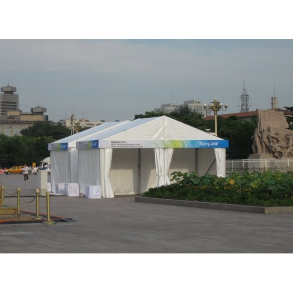 800 People Ice Hockey Ice Rink Curved Marquee Tents UV - Resistant