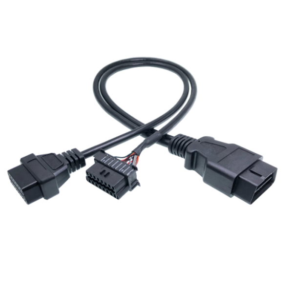 16 Pin OBD2 Y Cable OBD Extension Cable Cord Diagnostic Tool Adapter for Auto Car Vehicle Truck 24V For Opel Year 2000-2008