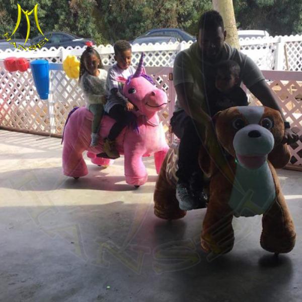 Hansel battery operated electric walking animal plush toy rides