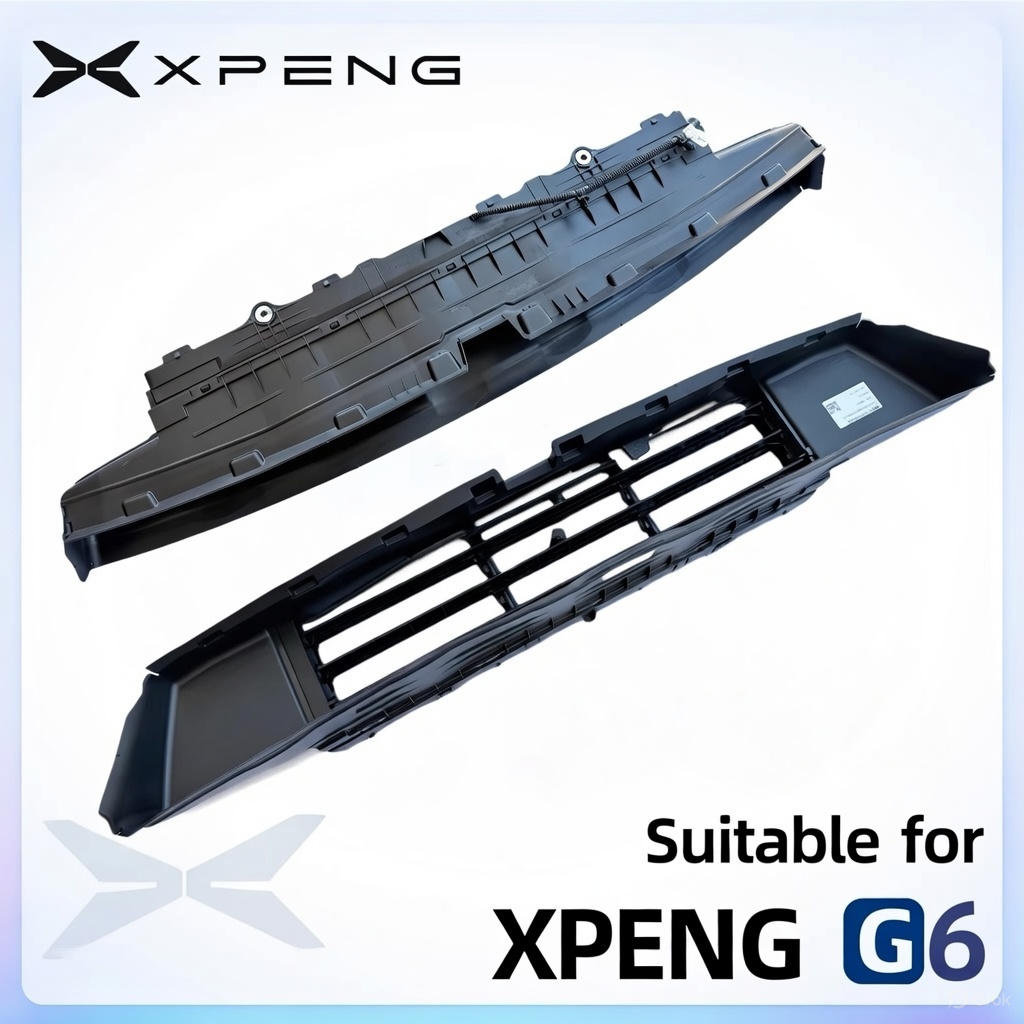 For Xiaopeng G6 Front Bumper Lower Grille Ventilation Net Active Intake Grille Radiator Lower Grille air Guide Vent