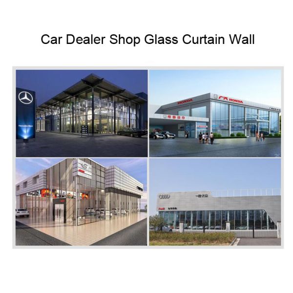 Fachada de cristal aislada termal de la pared de cortina con la franqueza el 0% - el 90%