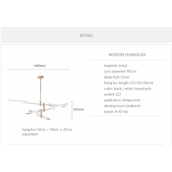 Светильник черной/белой тройки кухни цвета привесной для крытого домашнего украшения