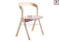 Cuir de tissu d'Unfoldable Miniforms Ash Wood Dining Chair D53cm