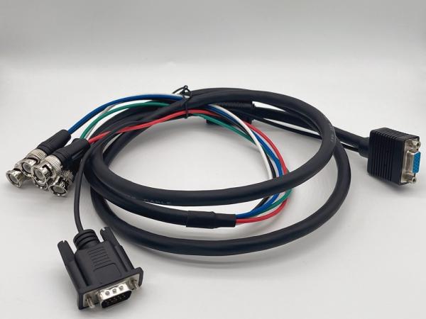 Cable VGA ODM vers le mâle 15 broches D câble SUB féminin DB15 UL20276 câble