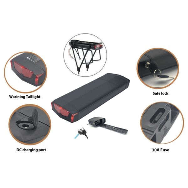 Ли-ионный цикл 20ah 48V Эбике батарея портативная и перезаряжаемая