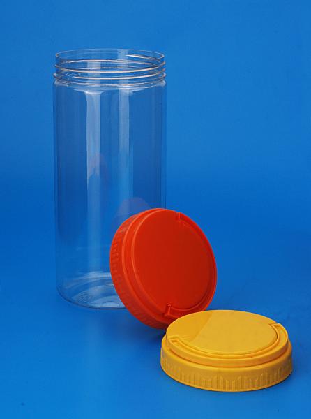 1080Ml Square Plastic Storage Bins Eco Friendly 	40℃ Resistance 85MM Caliber