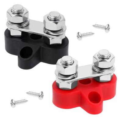 2PCS 12V 200A M8 Dual Stud RV Power Distribution Block 1.77W X 1.3H