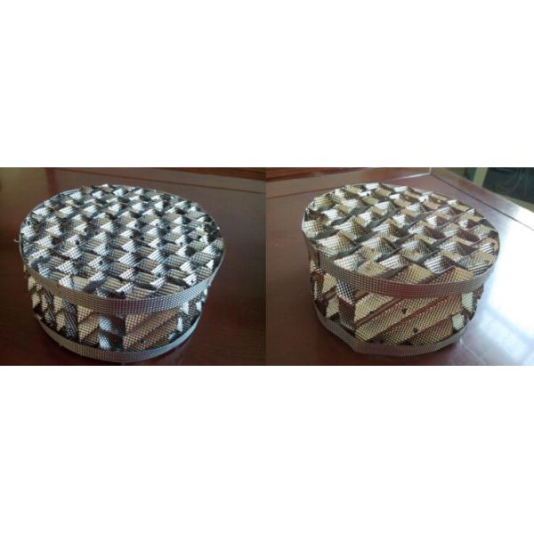 Embalaje de columna estructurado metal del acero inoxidable que embala 304 para la torre de la separación