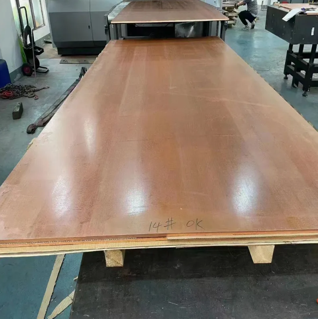 C11000 C10200 C12200 High Conductivity Pure Copper Sheet Plate with Customizable Dimensions for Electrical and Industrial Applications