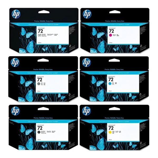 Original H P 72 Full Cartridge 130ml Colored Digital Printing DesignJet T610/T620/T770/T1708/T1100/T1200/T2300/T790/T1300 SG
