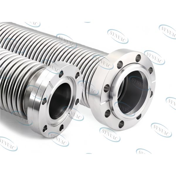 SUS304 SUS316L CF Flexible Hoses 1 Flange Rotatable Vacuum Bellows