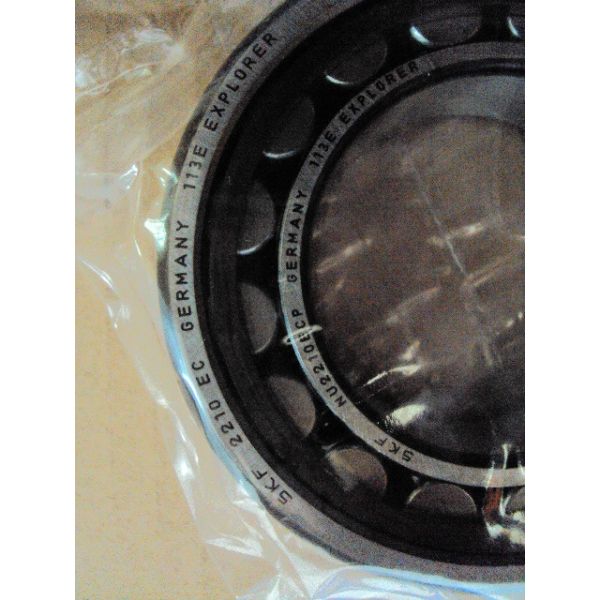 NU 2210 ECP Straight Cylinder Roller Bearing 50 Mm ID 90 Mm OD 23 Mm Width With Polyamide Cage