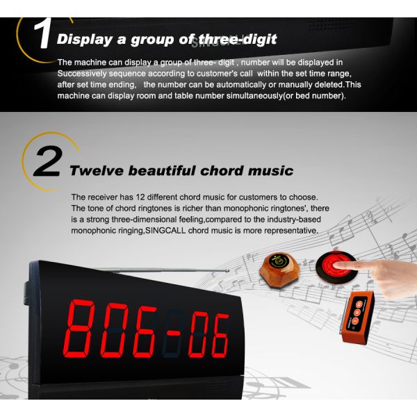 Alarme de emergência sem fio do hospital