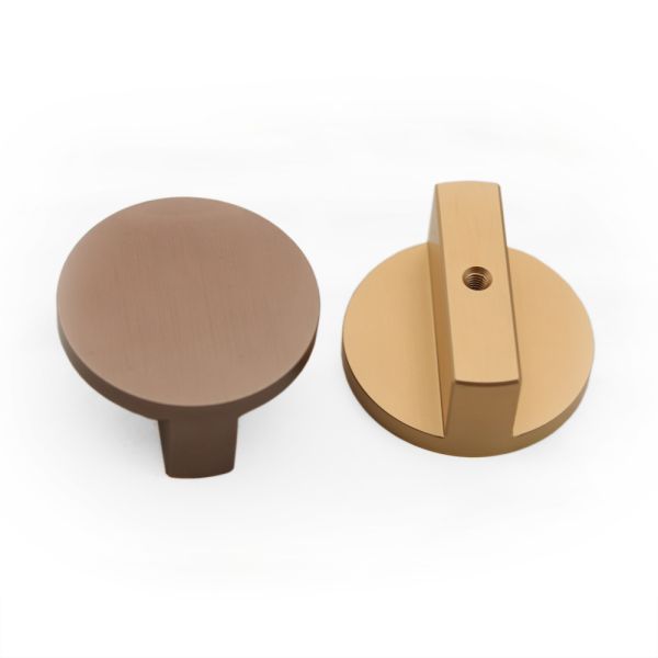 45mm Modern Gold Aluminum Cabinet Knobs Wardrobe Drawer Door Handles