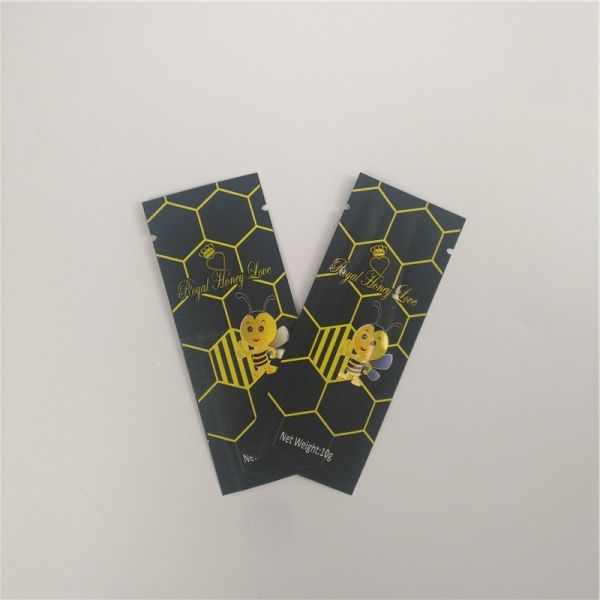 Сумки еды конфеты сахара саше пакета ручки меда пластмассы алюминиевой фольги упаковывая