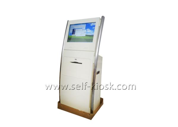 22 Inch IR Touch Screen Self Printing Kiosk With Laser Printers