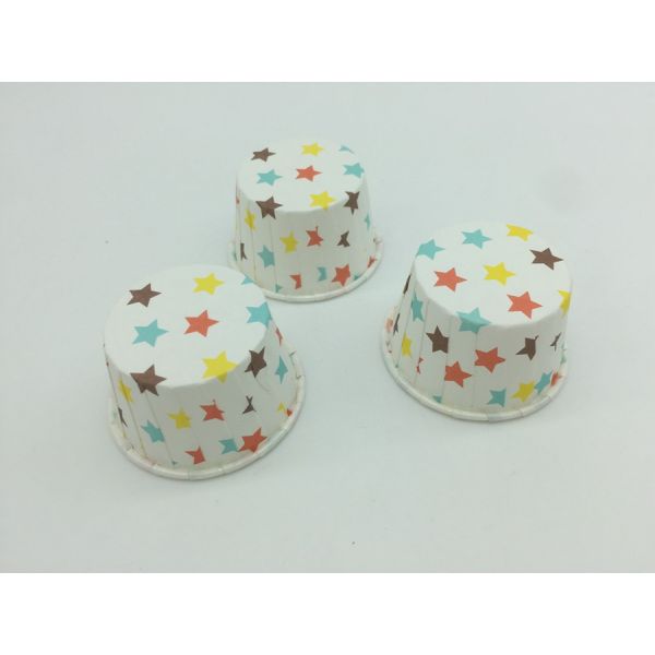 DIY Star PET Baking Cups Cupcake Decorating Tools Food Grade Paper Material
