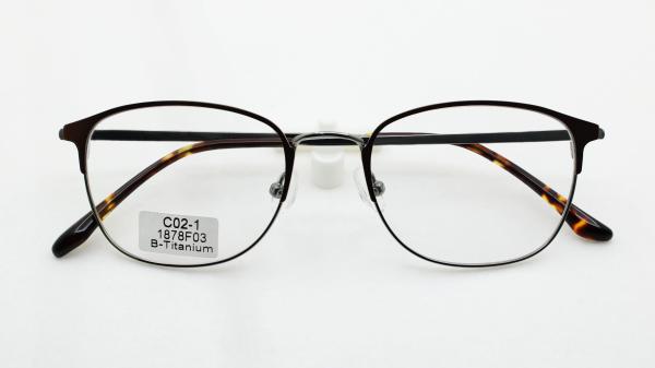 Blue Light Filter Computer Glasses for Mens Womens Metal Eyewear Prescription with Clear Lens Optical Eyeglasses Frame