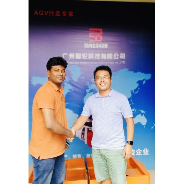 Собрание 3000RPM колеса привода AGV возбужденного мотора горизонтальное Steerable