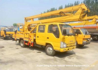 ISUZU 16m Truck Mounted Articulated Aerial Work Platforms High Performance