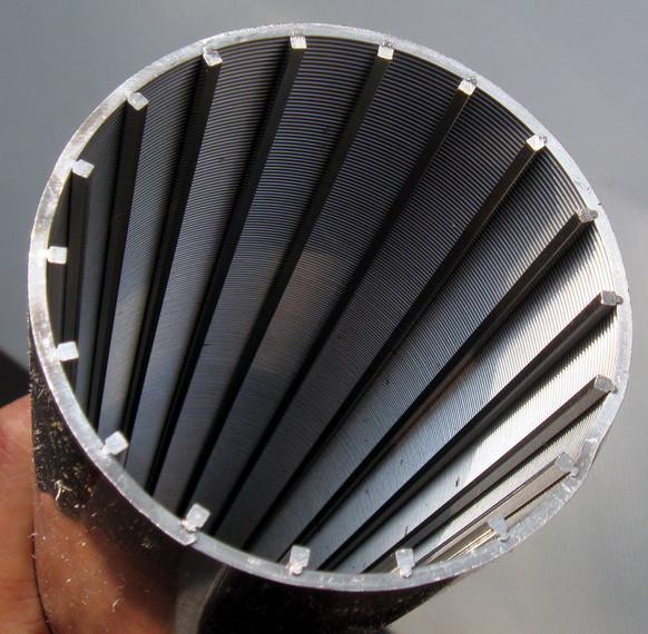 Durable Wedge Wire Filter Elements Stainless Steel Mine Sieving 60-95% Filter Rating