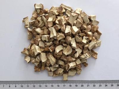 Cogumelos secados escuros de Brown da nutrição 10x10mm para a casa/restaurante