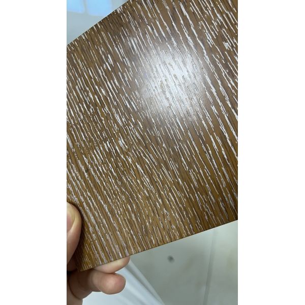 40 Years Warranty HDP Wood Grain Steel Metal Sheet Used For Facade Cladding 26Ga